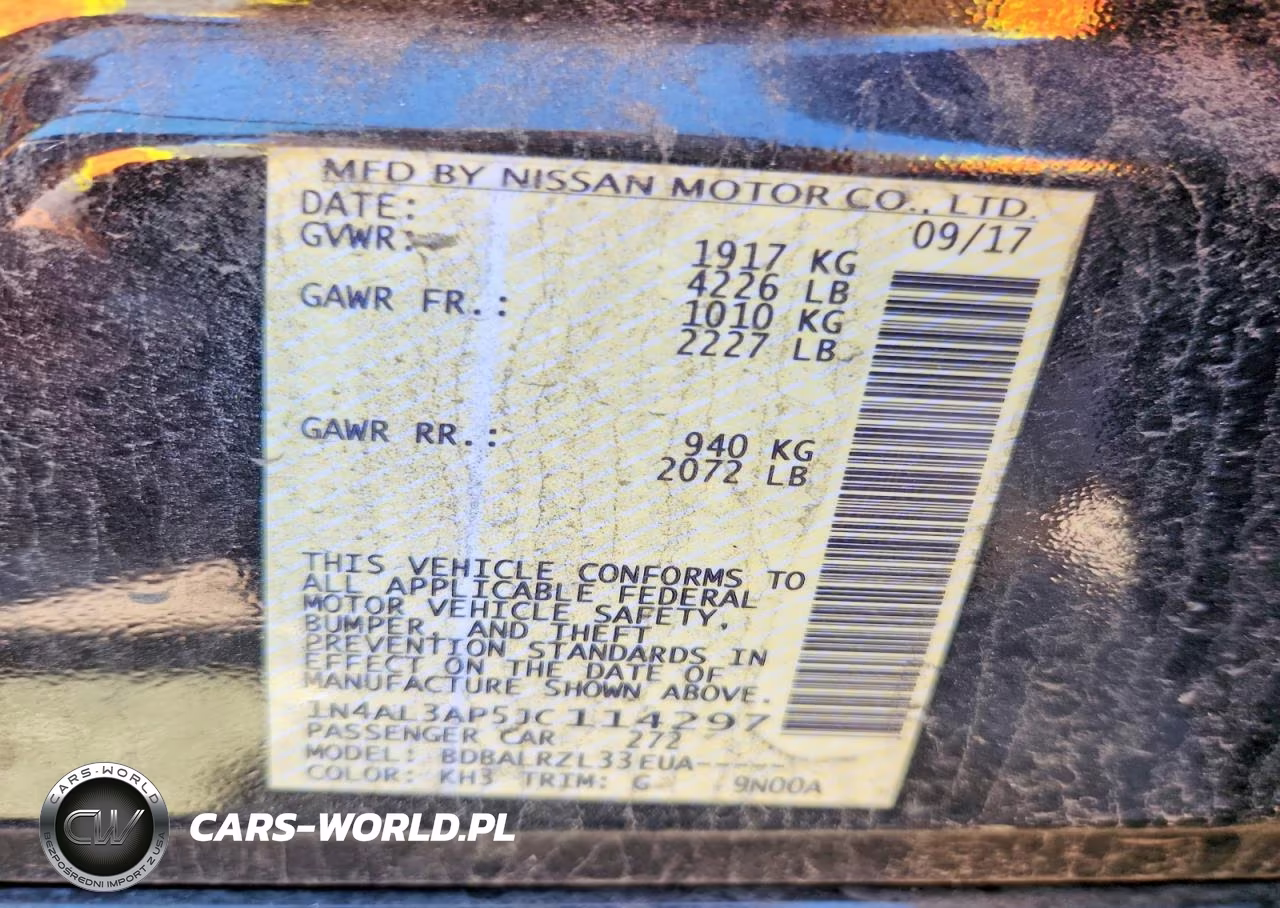 2018 Nissan Altima 2.5 Sl VIN:1N4AL3AP5JC114297 - 13