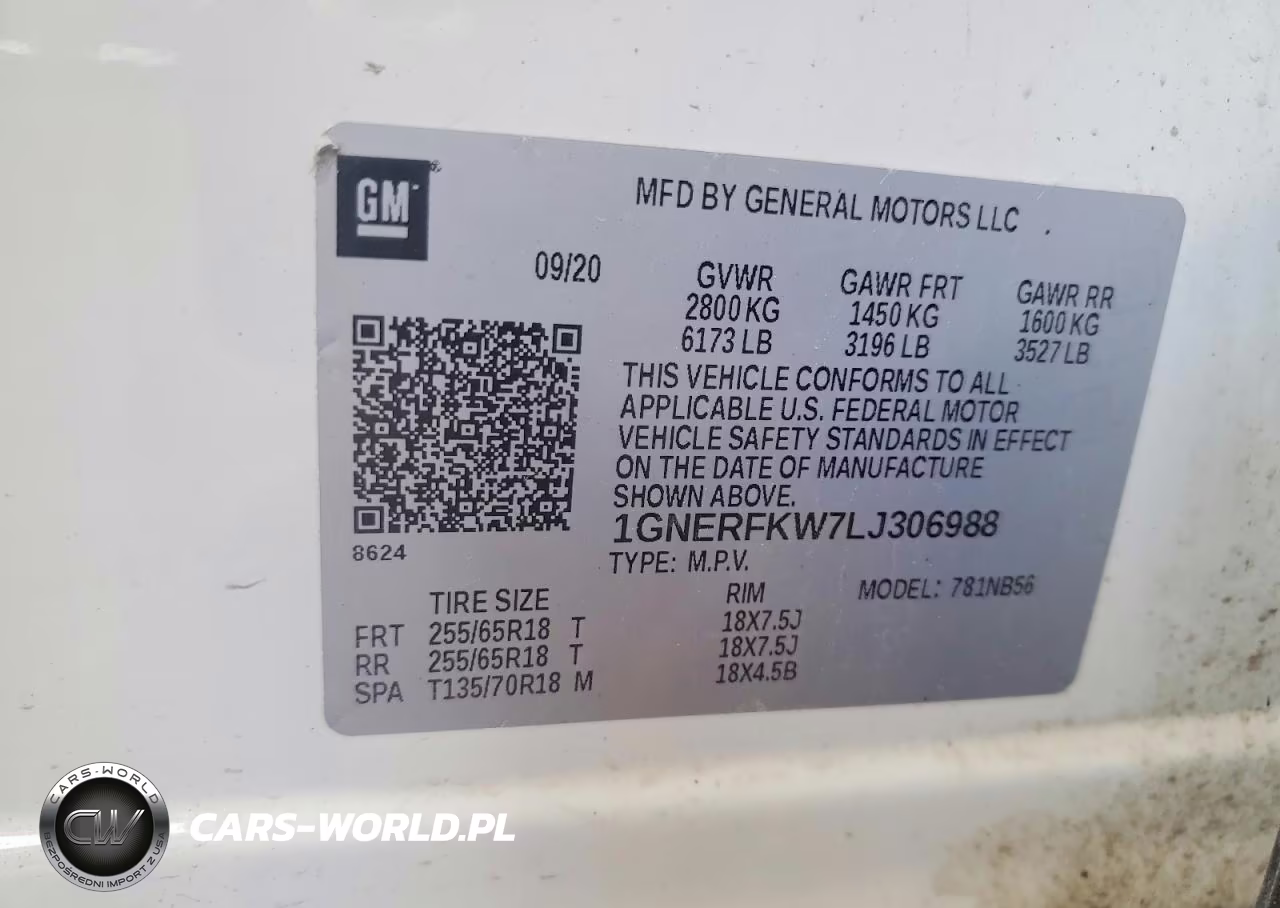 2020 Chevrolet Traverse Ls VIN:1GNERFKW7LJ306988 - 14