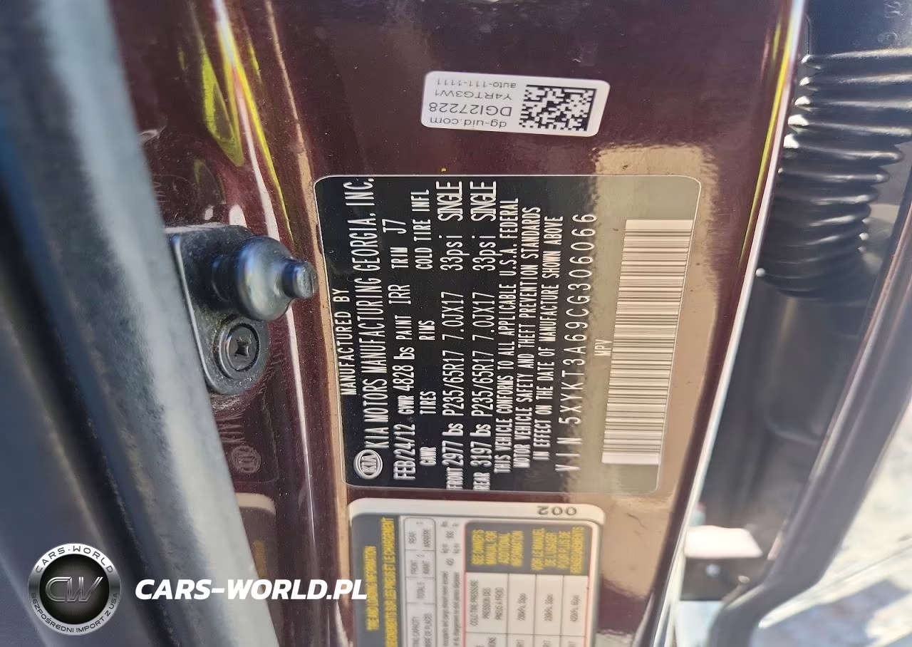 2012 Kia Sorento Lx VIN:5XYKT3A69CG306066 - 14