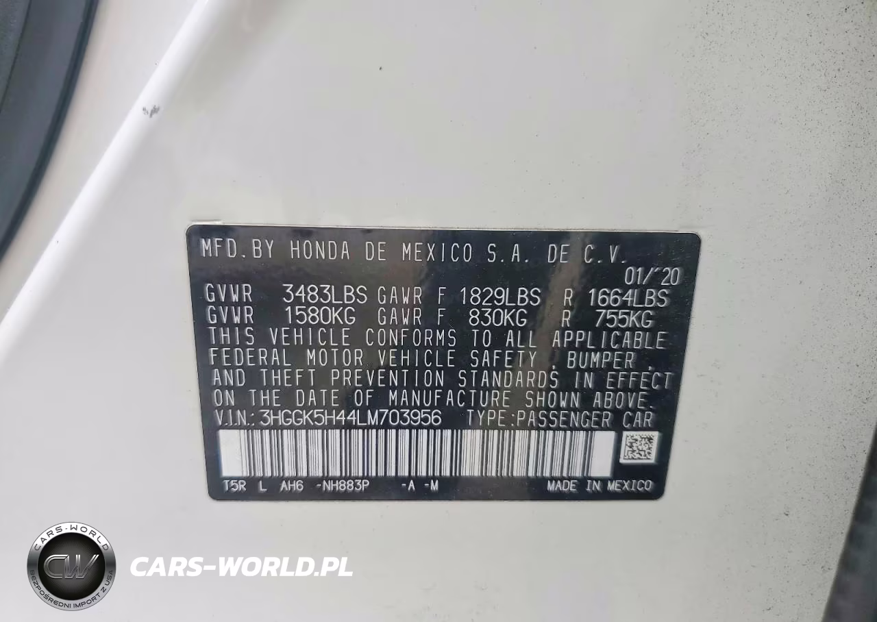 2020 Honda Fit Lx VIN:3HGGK5H44LM703956 - 12