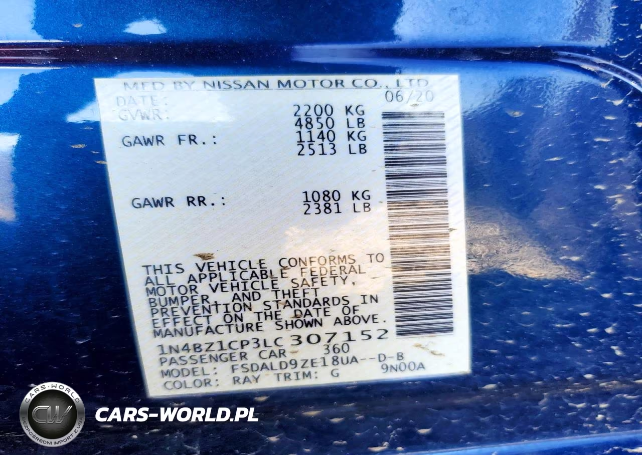 2020 Nissan Leaf Sv Plus VIN:1N4BZ1CP3LC307152 - 13