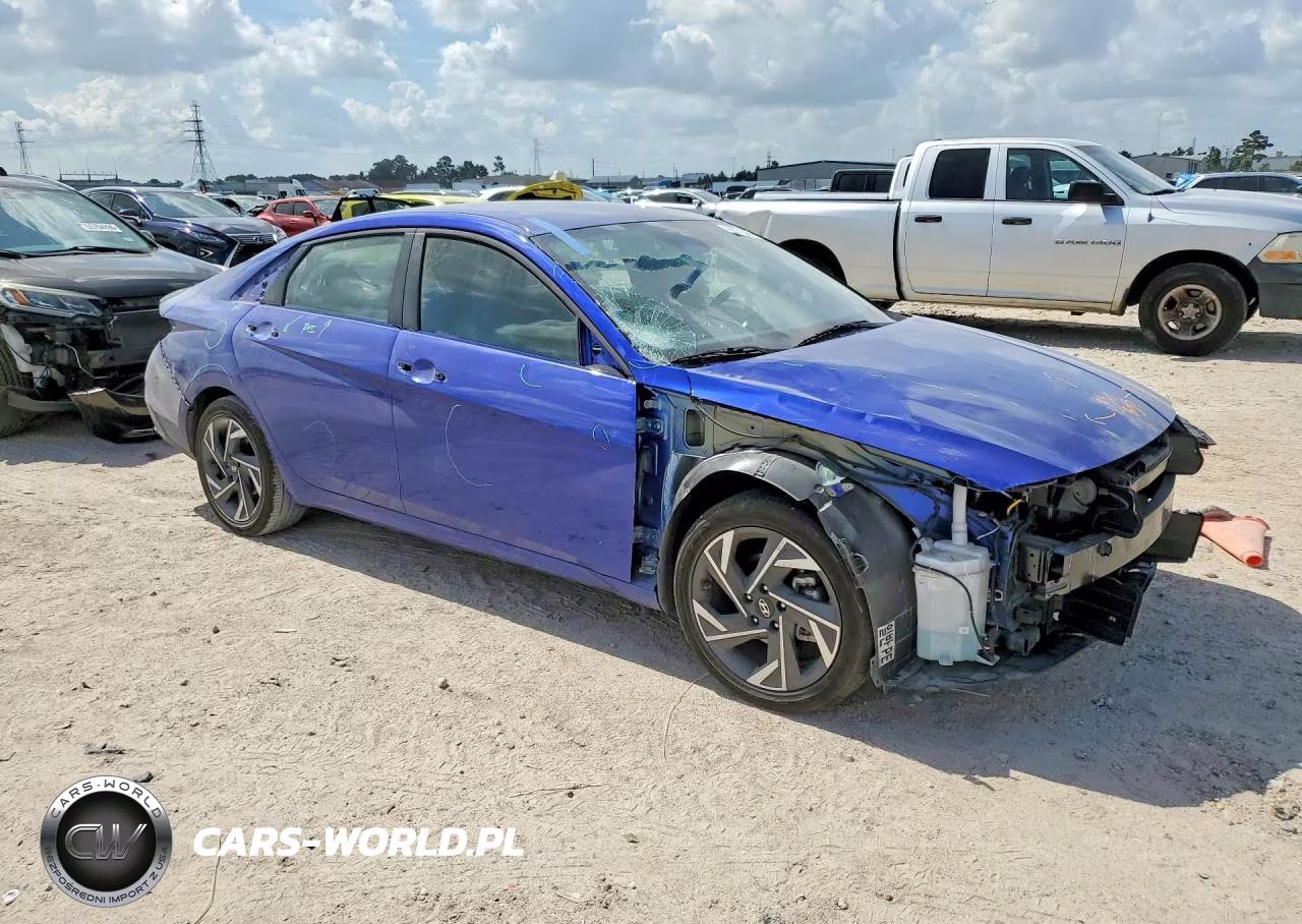 2025 Hyundai Elantra Sel Sport VIN:KMHLM4DG9SU058907 - 4
