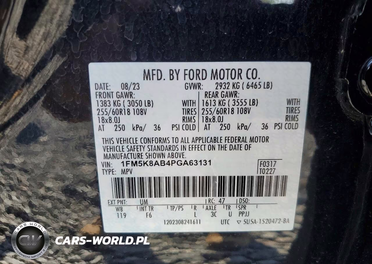2023 Ford Explorer VIN:1FM5K8AB4PGA63131 - 14