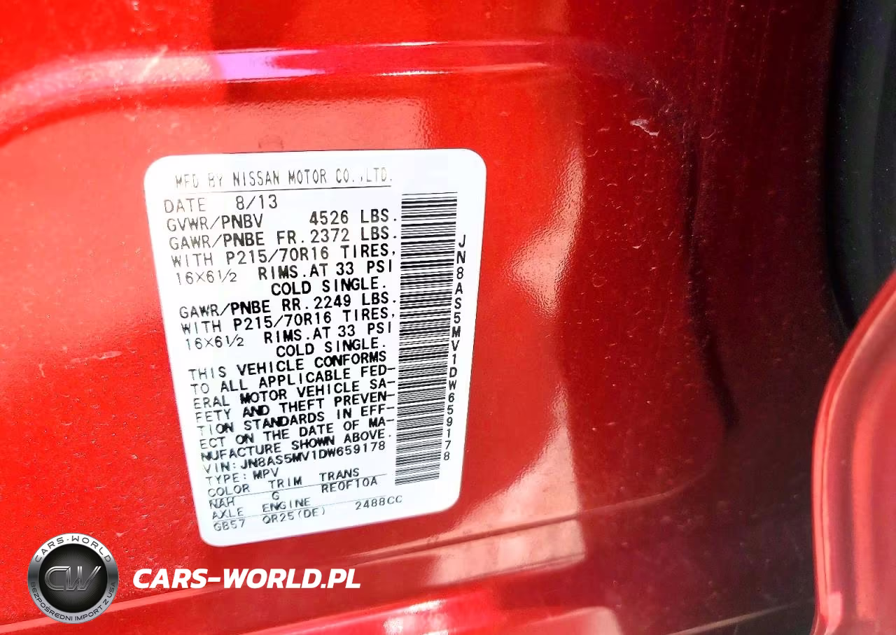 2013 Nissan Rogue S VIN:JN8AS5MV1DW659178 - 14