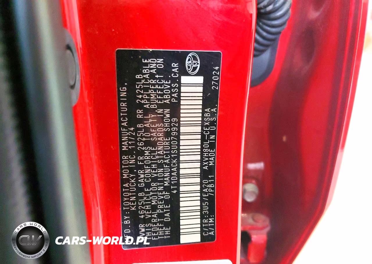 2025 Toyota Camry Se VIN:4T1DAACK1SU079929 - 12