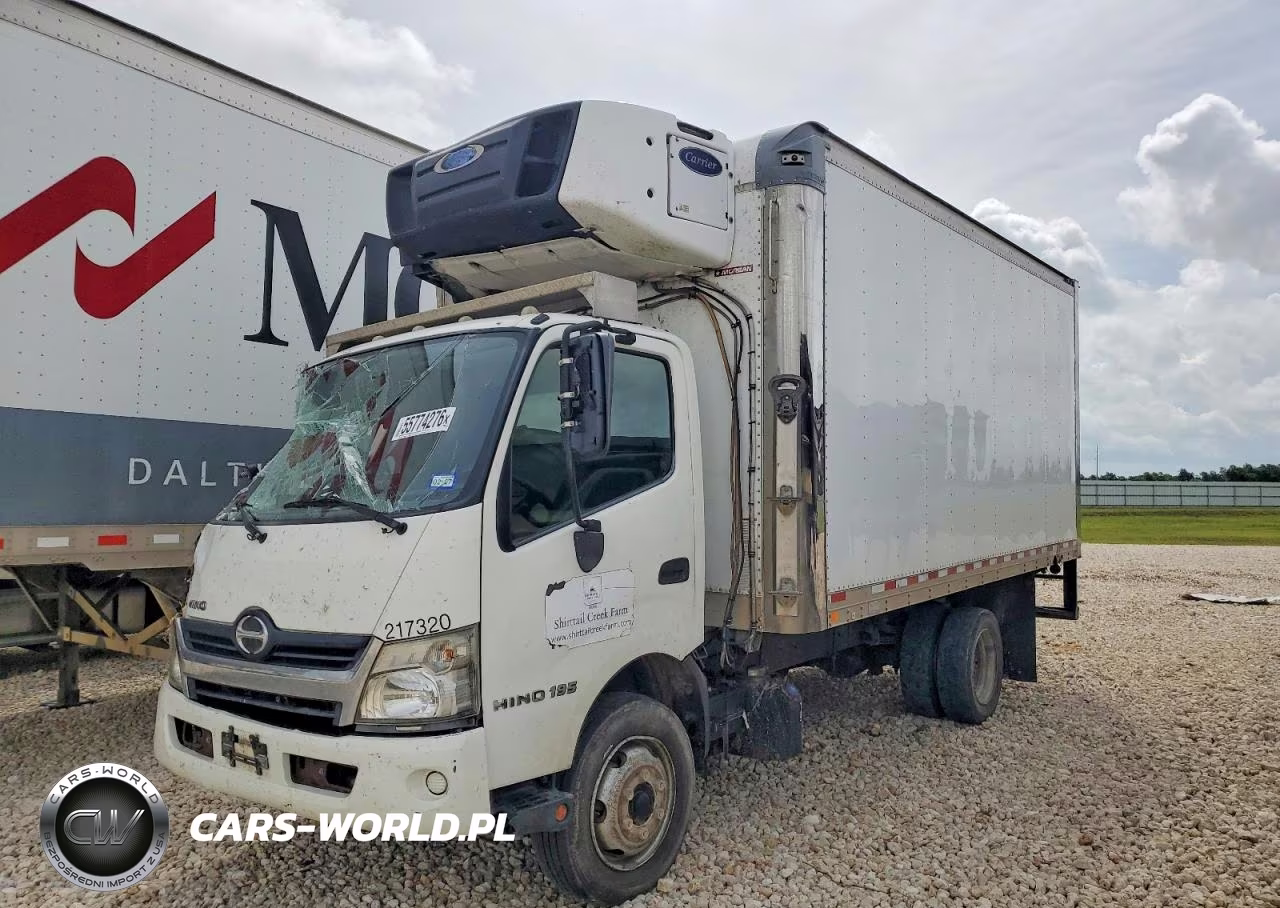 2017 Hino 195 Refrigerated Box Truck VIN:JHHRDM2HXHK003636 - 2