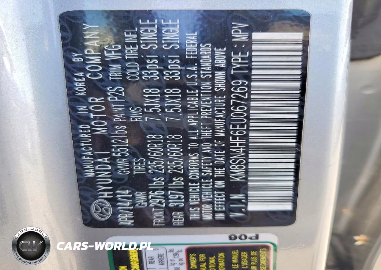 2014 Hyundai Santa Fe Gls VIN:KM8SN4HF6EU067269 - 13