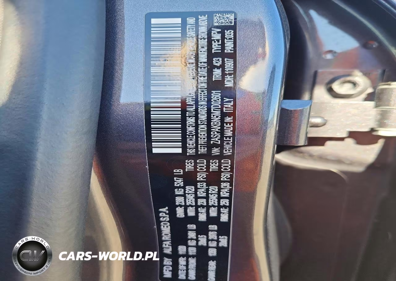 2021 Alfa Romeo Stelvio Ti VIN:ZASPAKBN5M7D02601 - 13