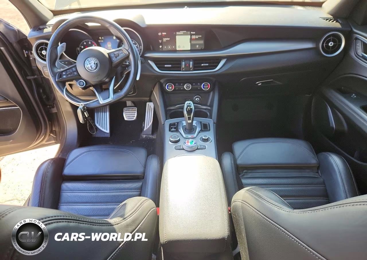 2021 Alfa Romeo Stelvio Ti VIN:ZASPAKBN5M7D02601 - 8