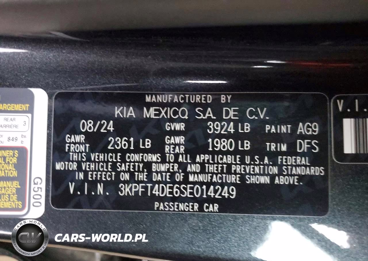 2025 Kia K4 Lxs VIN:3KPFT4DE6SE014249 - 13