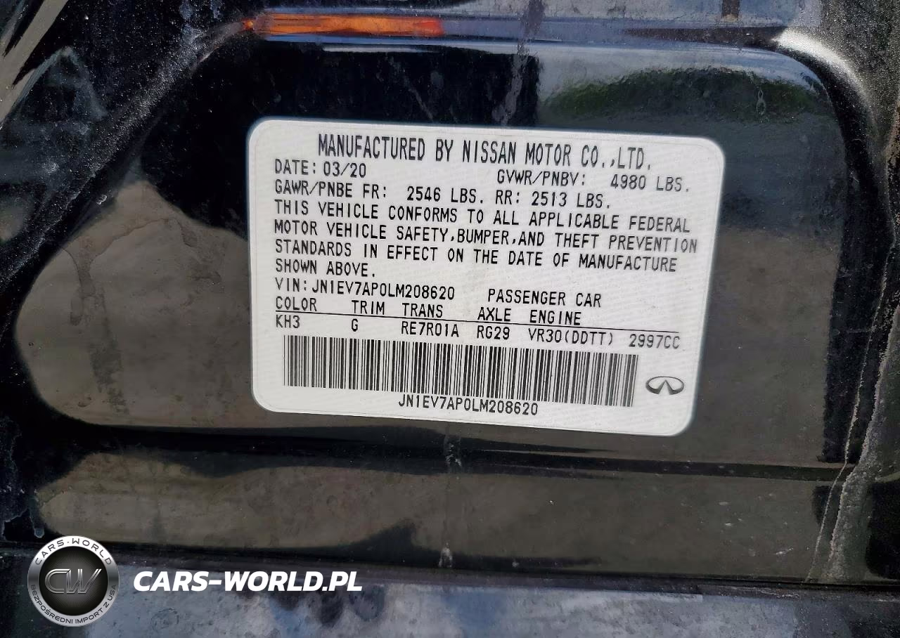 2020 Infiniti Q50 3.0T Luxe VIN:JN1EV7AP0LM208620 - 12