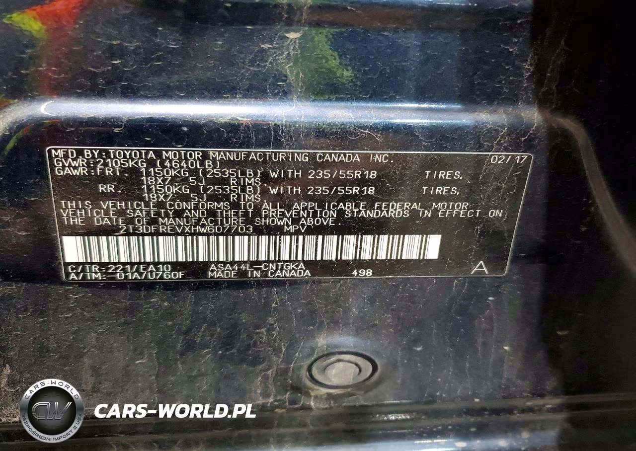 2017 Toyota Rav4 Platinum VIN:2T3DFREVXHW607703 - 14