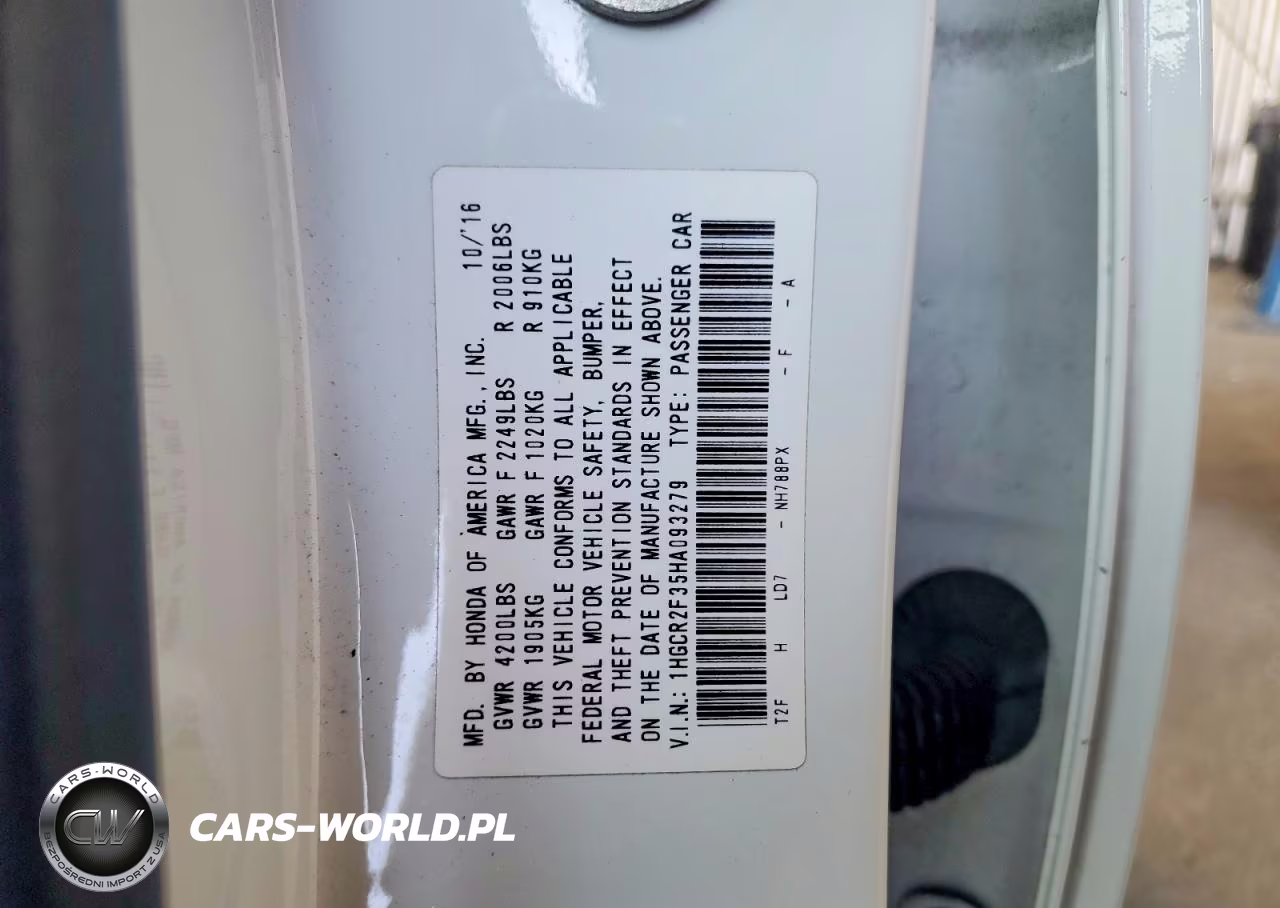 2017 Honda Accord Lx VIN:1HGCR2F35HA093279 - 13