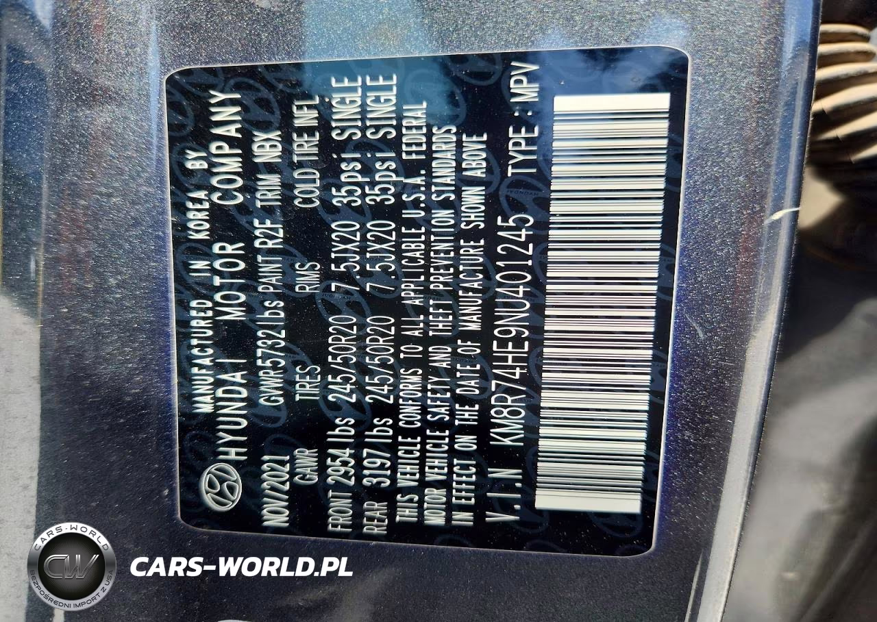 2022 Hyundai Palisade Calligraphy VIN:KM8R74HE9NU401245 - 13