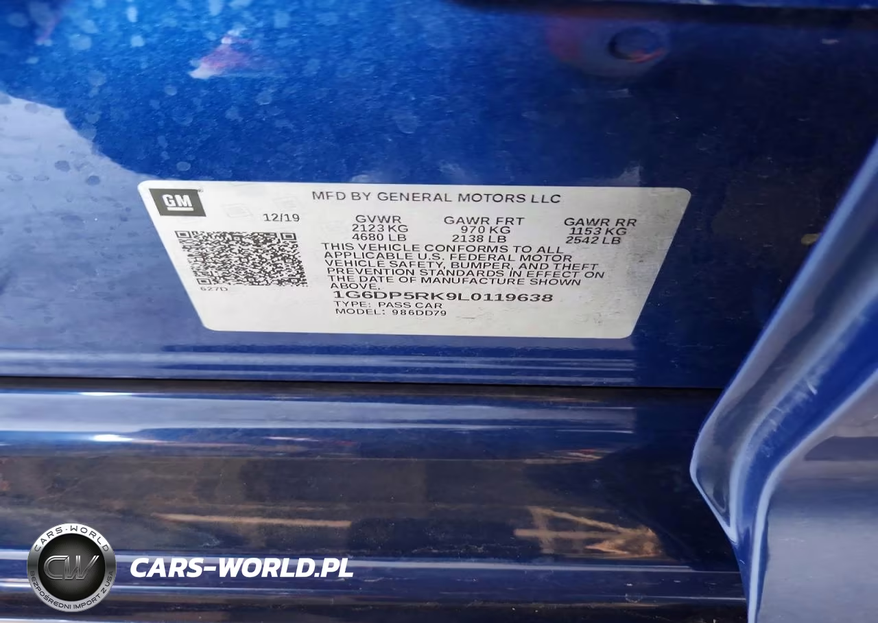 2020 Cadillac Ct5 Sport VIN:1G6DP5RK9L0119638 - 12