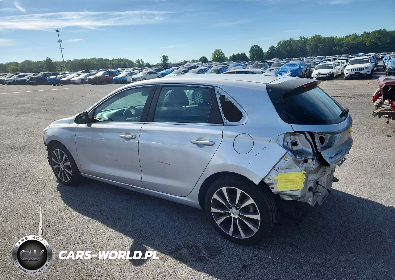 2018 Hyundai Elantra Gt Base VIN:KMHH35LE9JU027914 - 2