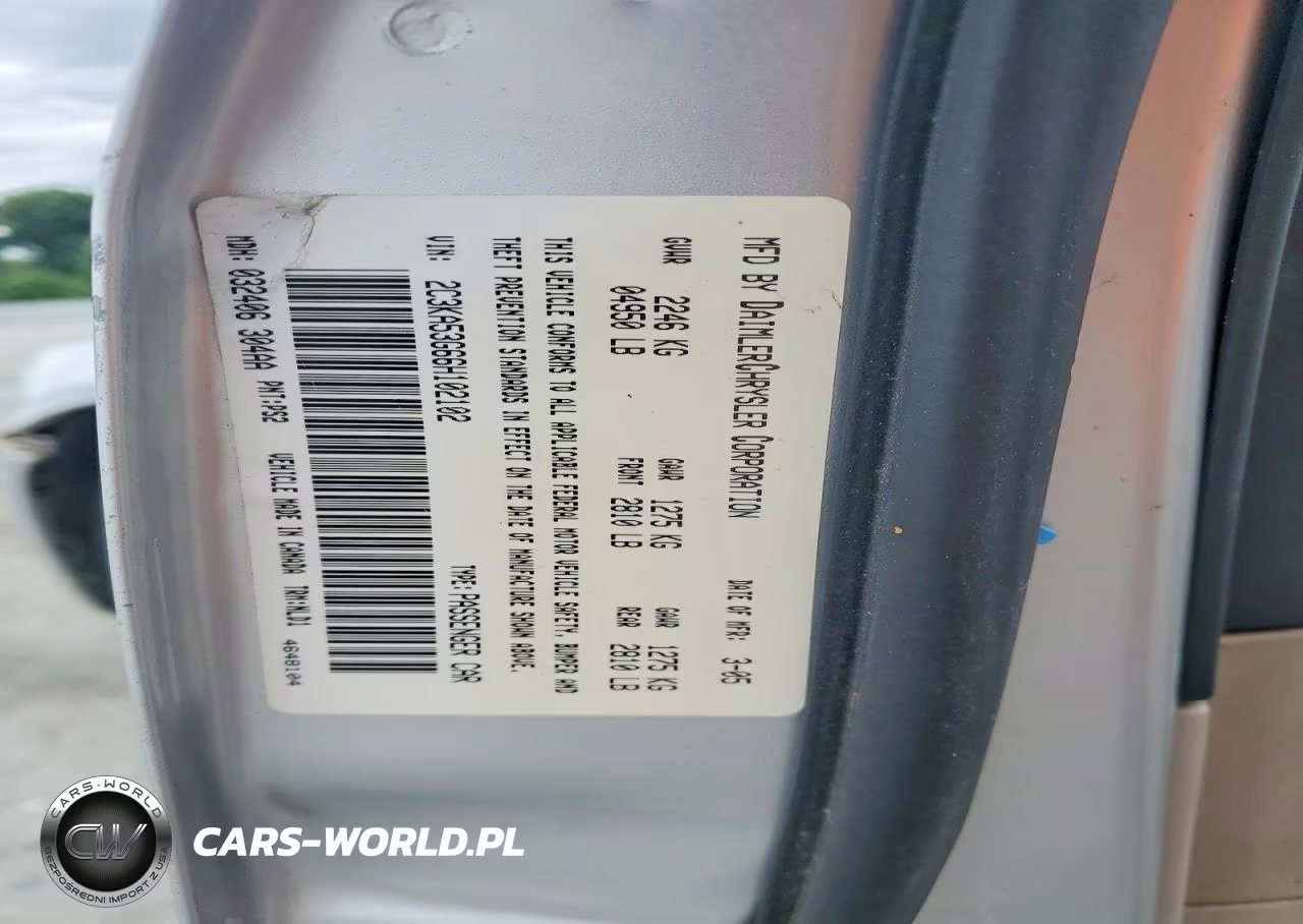 2006 Chrysler 300 Touring VIN:2C3KA53G66H102102 - 12