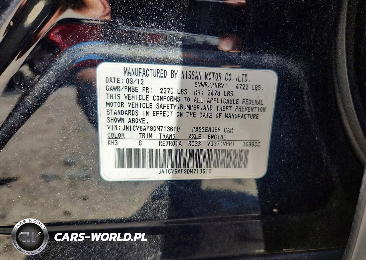 2013 Infiniti G37 Sedan Journey VIN:JN1CV6AP9DM713610 - 13