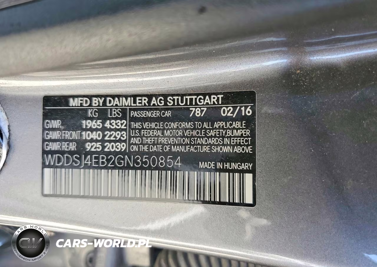 2016 Mercedes-Benz Cla 250 VIN:WDDSJ4EB2GN350854 - 12