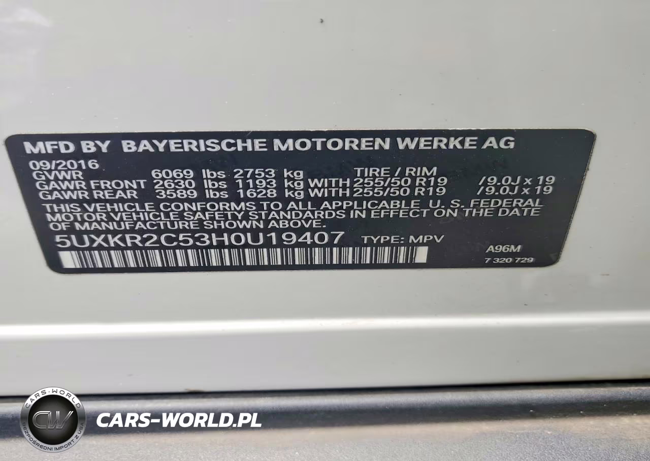 2017 BMW X5 Sdrive35I VIN:5UXKR2C53H0U19407 - 13