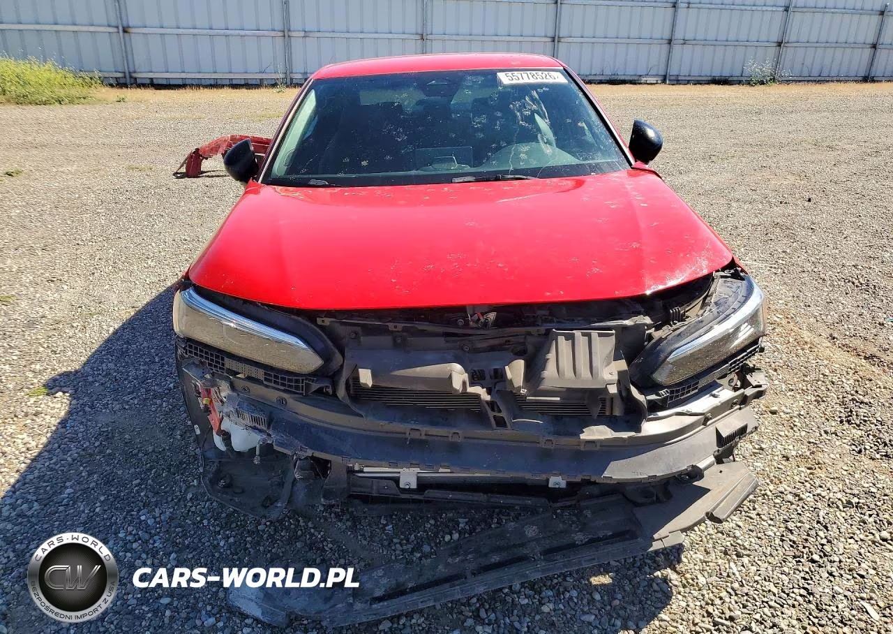 2022 Honda Civic Sport VIN:2HGFE2F57NH594942 - 5