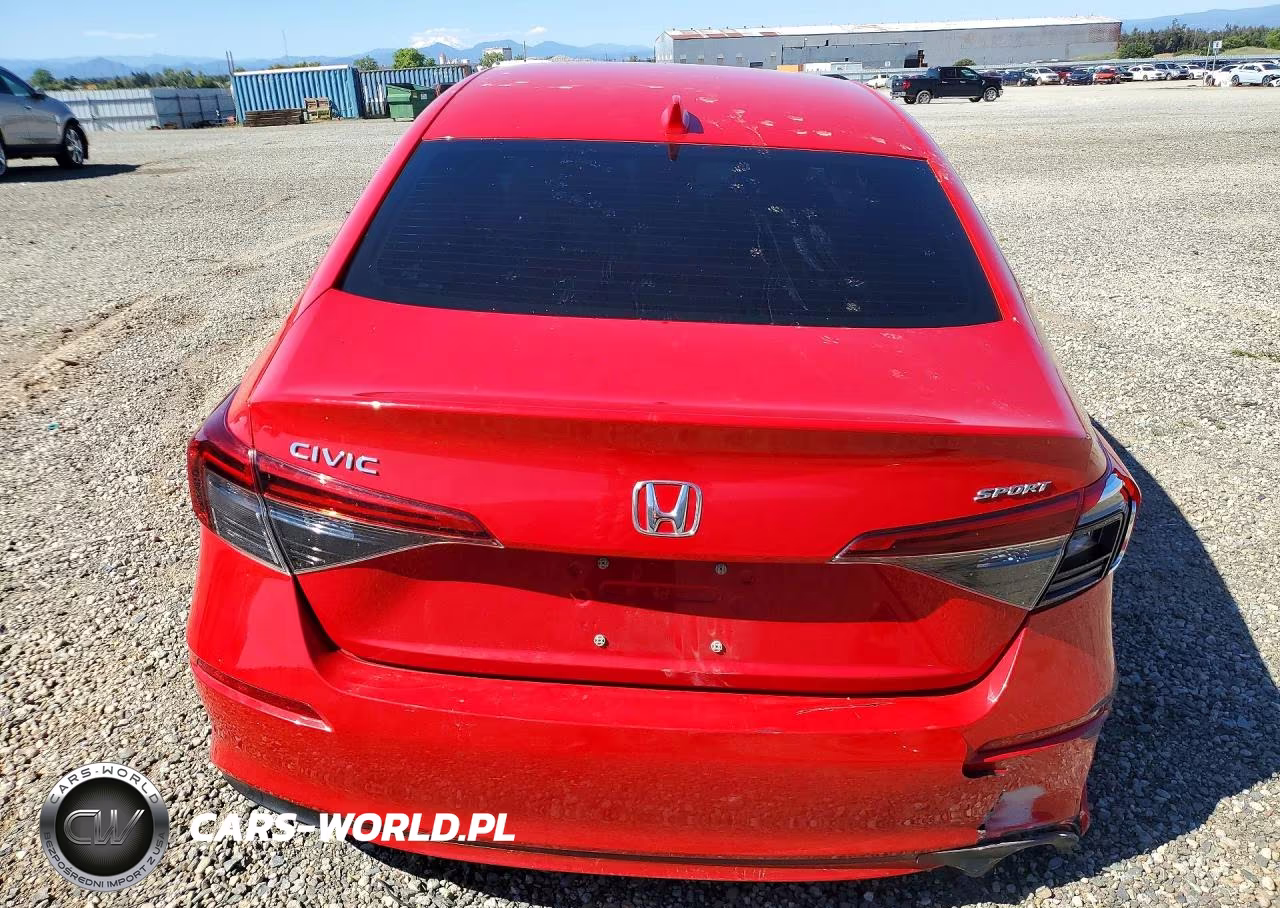 2022 Honda Civic Sport VIN:2HGFE2F57NH594942 - 6