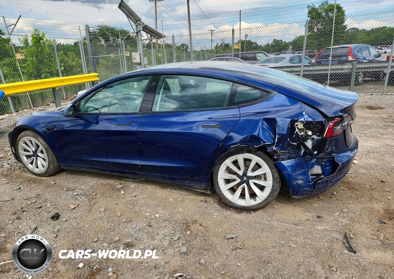 2022 Tesla 3 VIN:5YJ3E1EA7NF185940 - 2