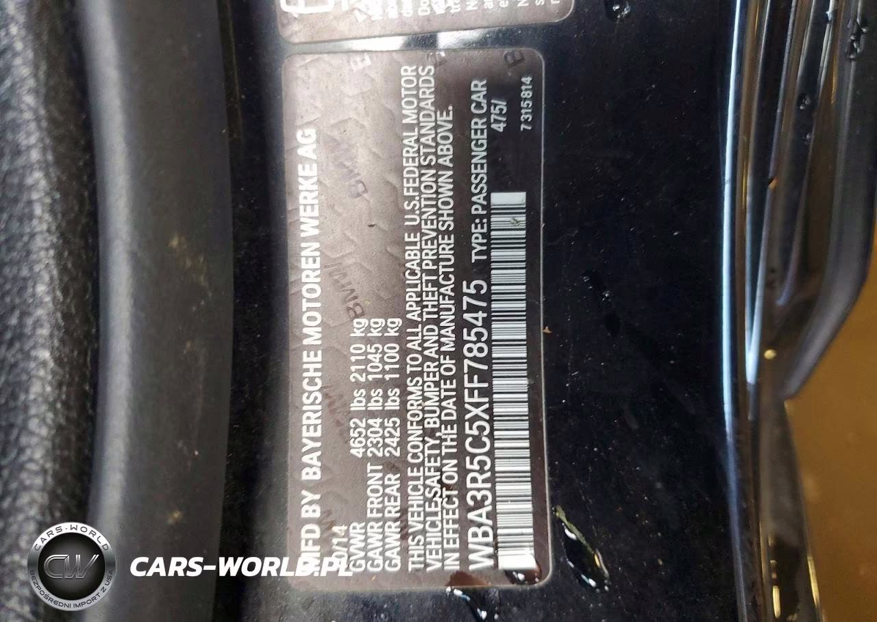 2015 BMW 435 Xi VIN:WBA3R5C5XFF785475 - 13