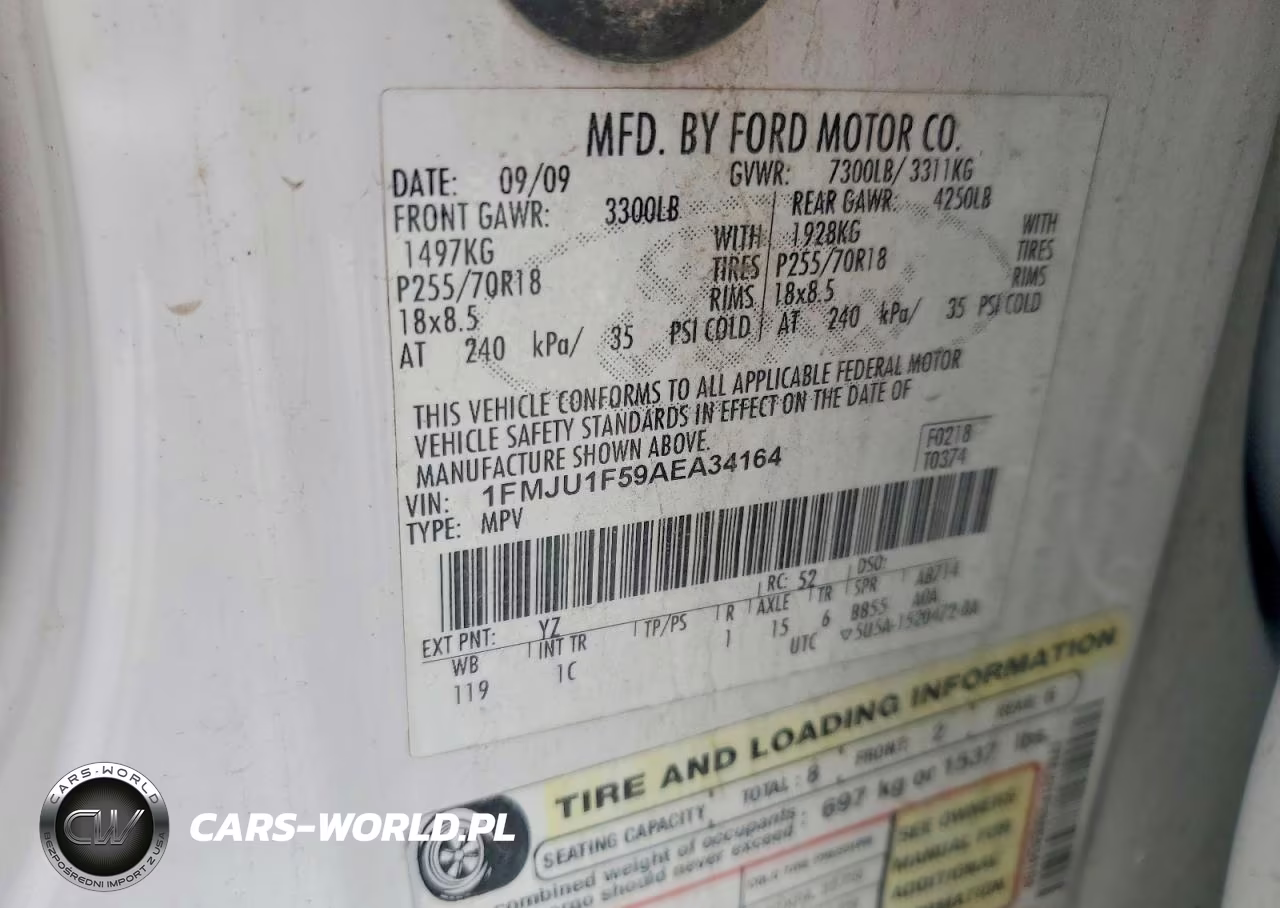 2010 Ford Expedition VIN:1FMJU1F59AEA34164 - 13