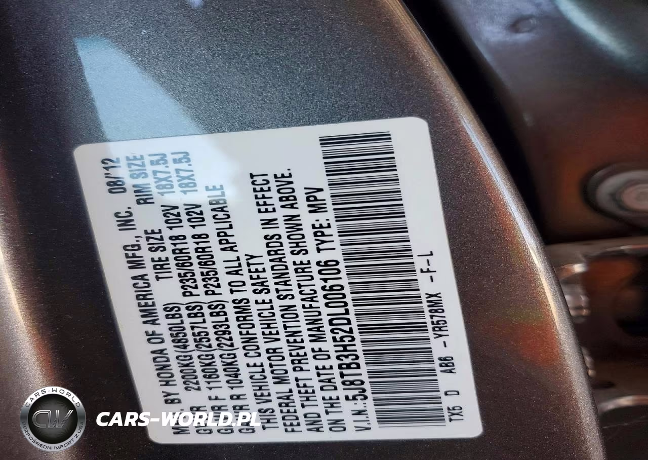 2013 Acura Rdx Technology VIN:5J8TB3H52DL006106 - 12