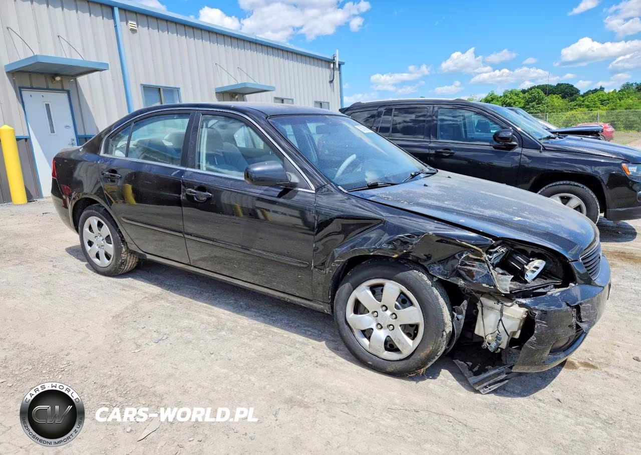 2007 Kia Optima Lx VIN:KNAGE123875095141 - 4
