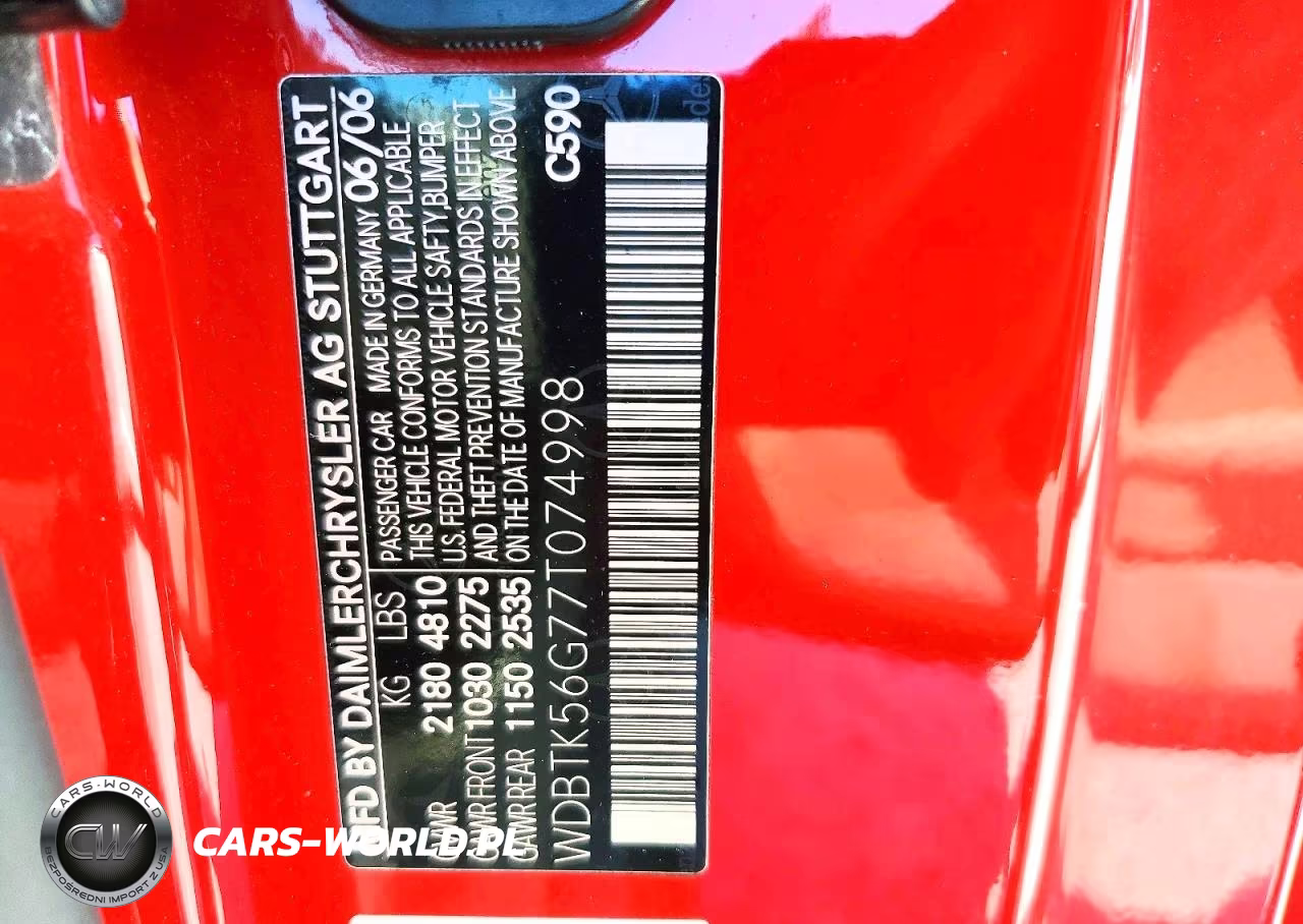 2007 Mercedes-Benz Clk 350 VIN:WDBTK56G77T074998 - 13