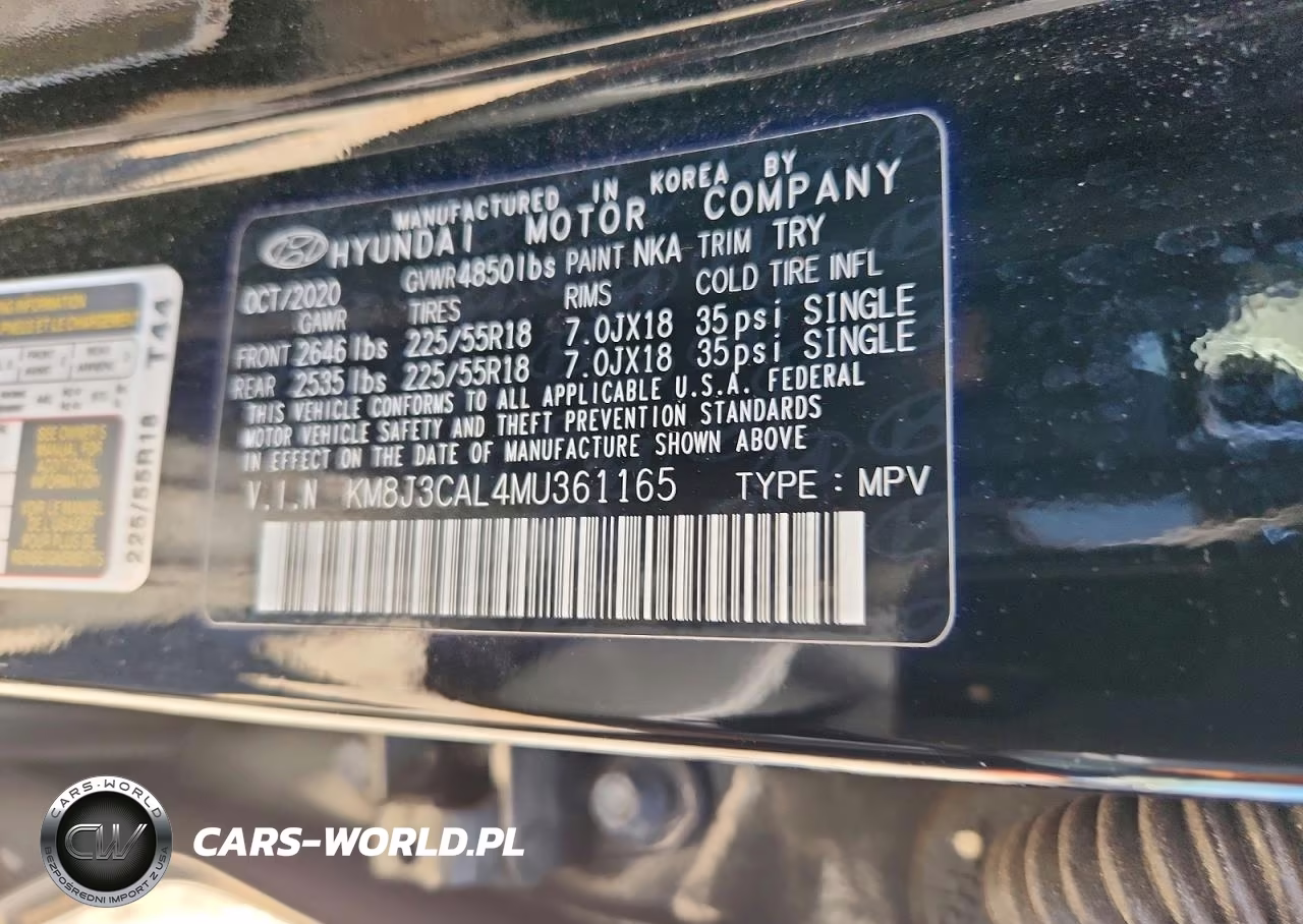 2021 Hyundai Tucson Ultimate VIN:KM8J3CAL4MU361165 - 13