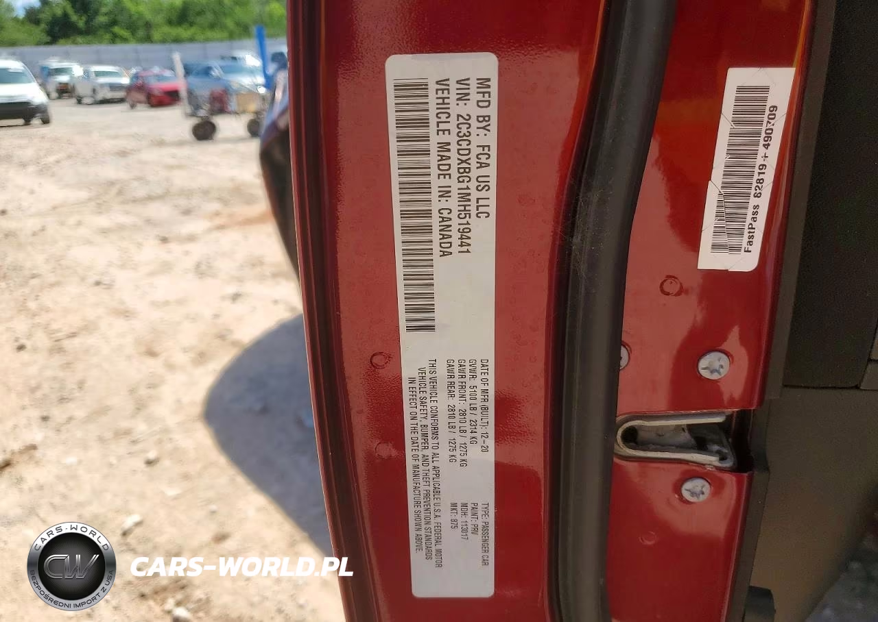 2021 Dodge Charger Sxt VIN:2C3CDXBG1MH519441 - 12