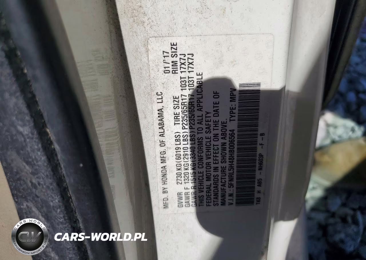 2017 Honda Odyssey Ex VIN:5FNRL5H48HB006564 - 13