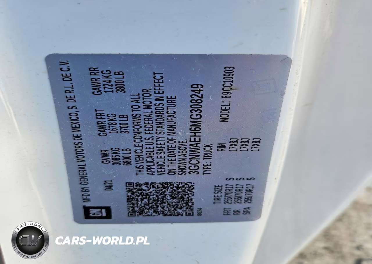 2021 Chevrolet Silverado C1500 VIN:3GCNWAEH6MG308249 - 12