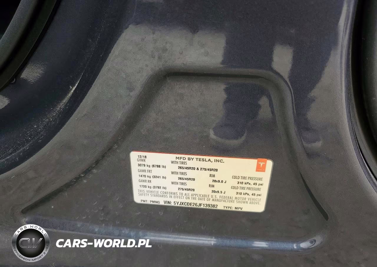 2018 Tesla Model X VIN:5YJXCDE26JF139382 - 13