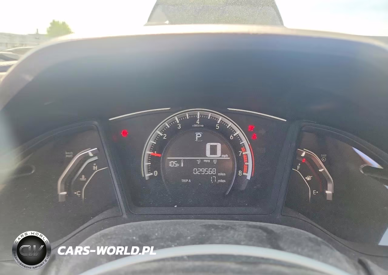 2017 Honda Civic Lx VIN:19XFC2F55HE007898 - 9