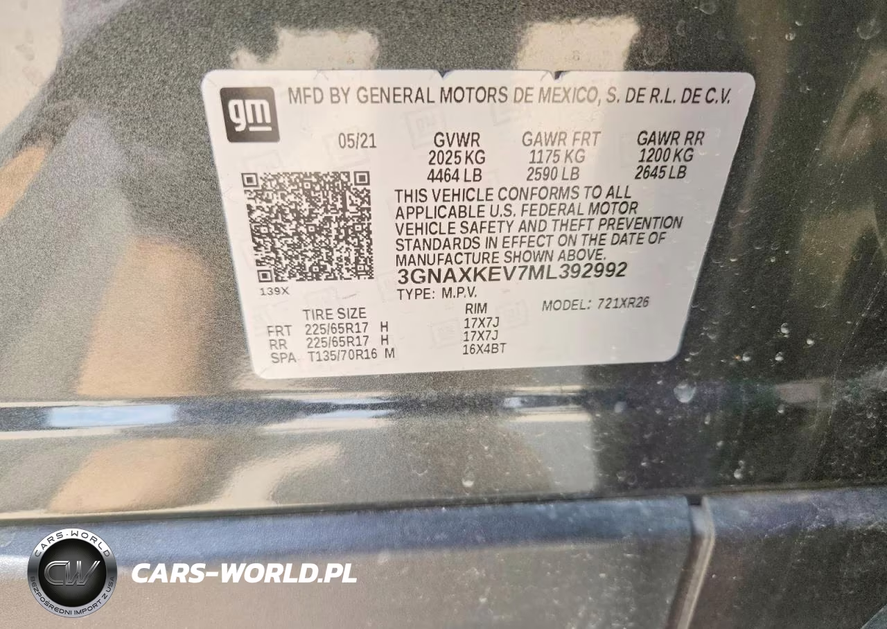 2021 Chevrolet Equinox Lt VIN:3GNAXKEV7ML392992 - 13
