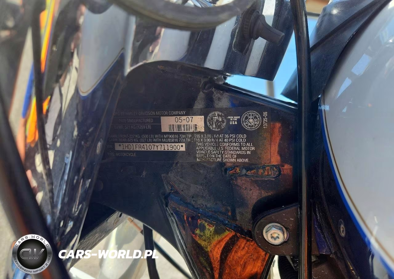 2007 Harley-Davidson Flhrci VIN:1HD1FR4107Y711900 - 8