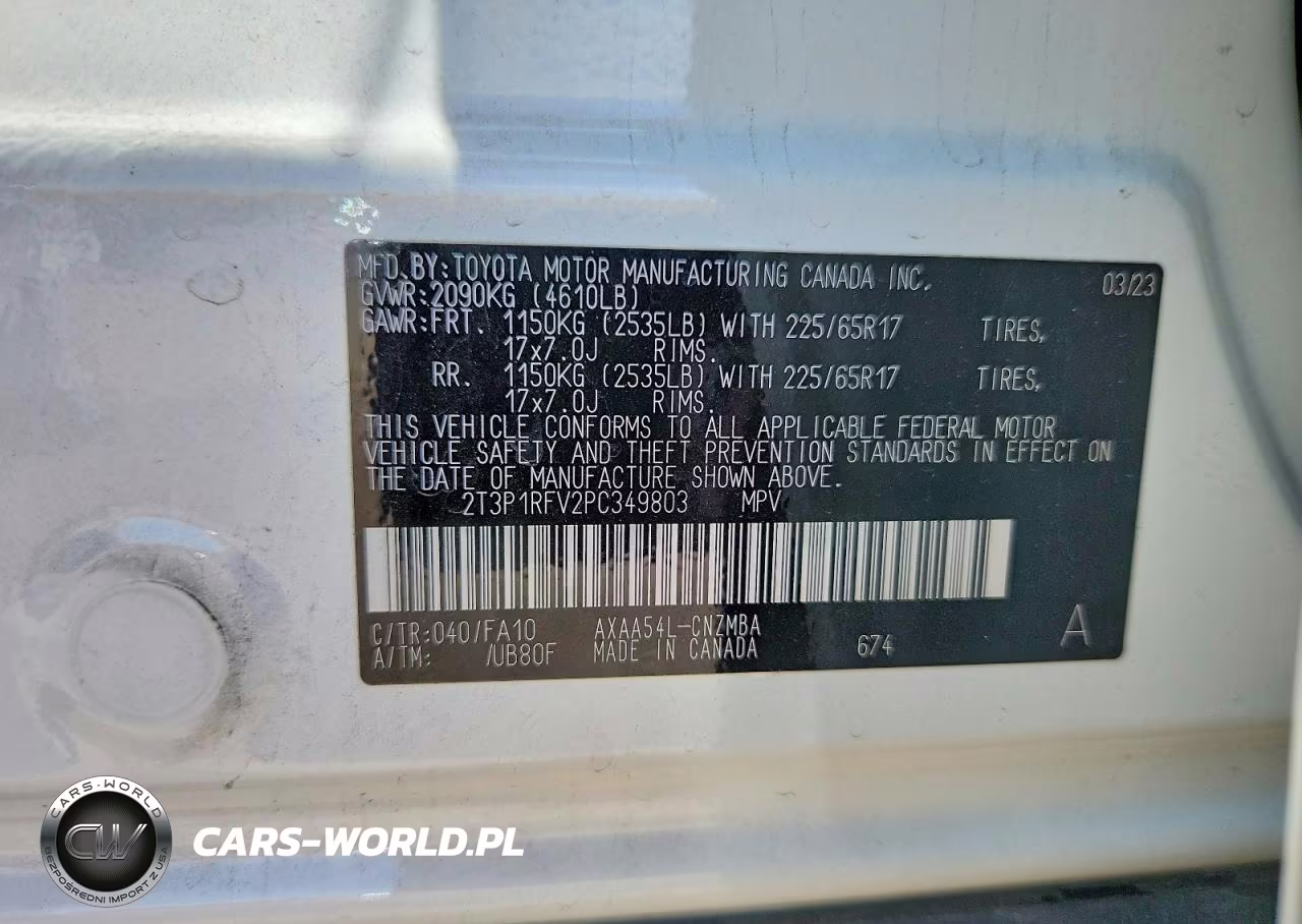 2023 Toyota Rav4 Xle VIN:2T3P1RFV2PC349803 - 13