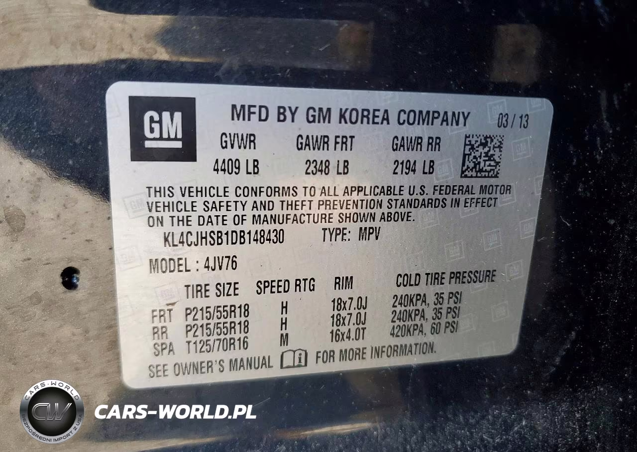 2013 Buick Encore Premium VIN:KL4CJHSB1DB148430 - 14