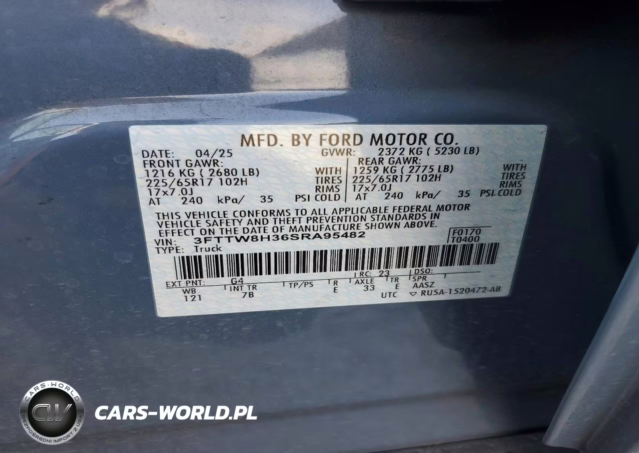 2025 Ford Maverick Xlt VIN:3FTTW8H36SRA95482 - 12