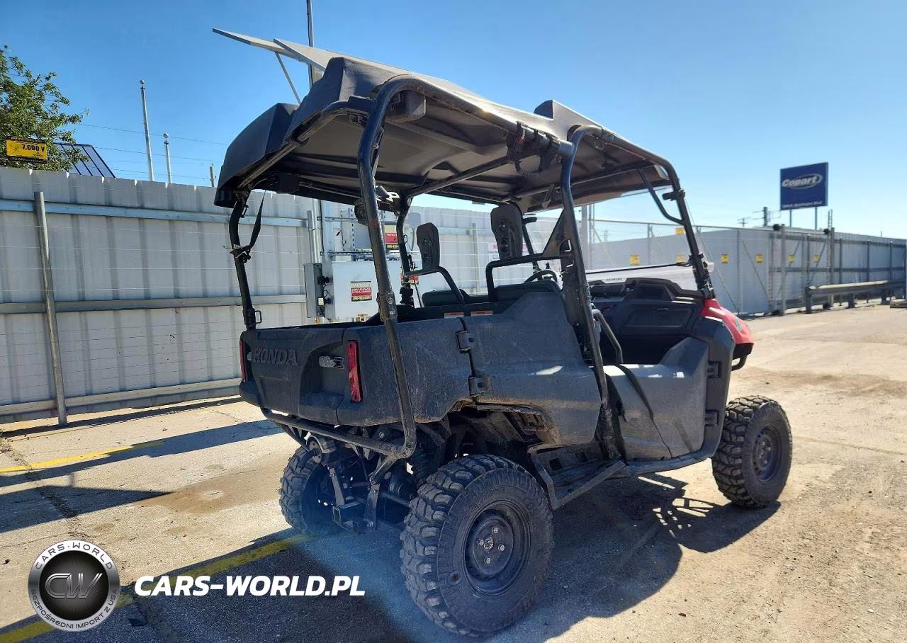 2014 Honda Sxs700M Utility Vehicle VIN:1HFVE0206E4001826 - 4