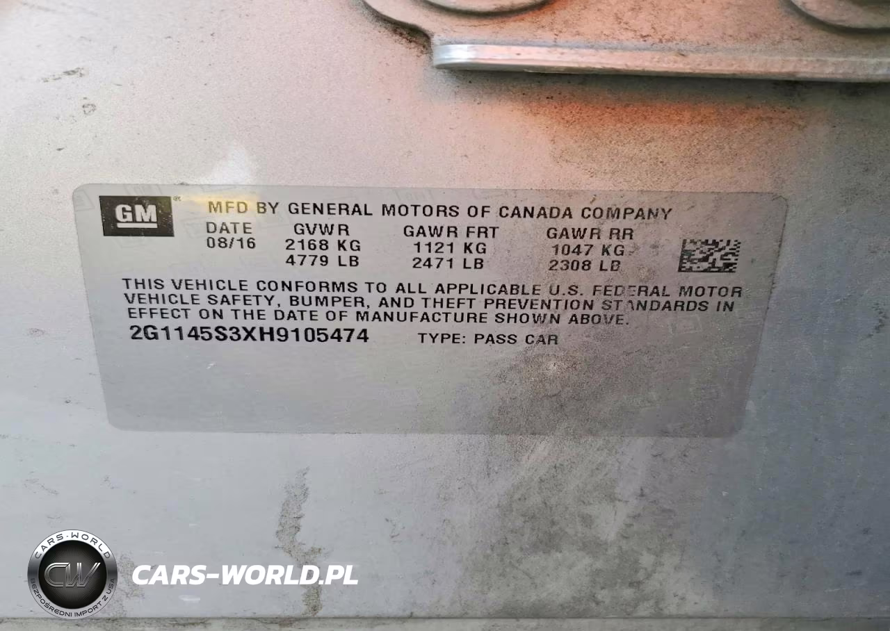 2017 Chevrolet Impala Premier VIN:2G1145S3XH9105474 - 13