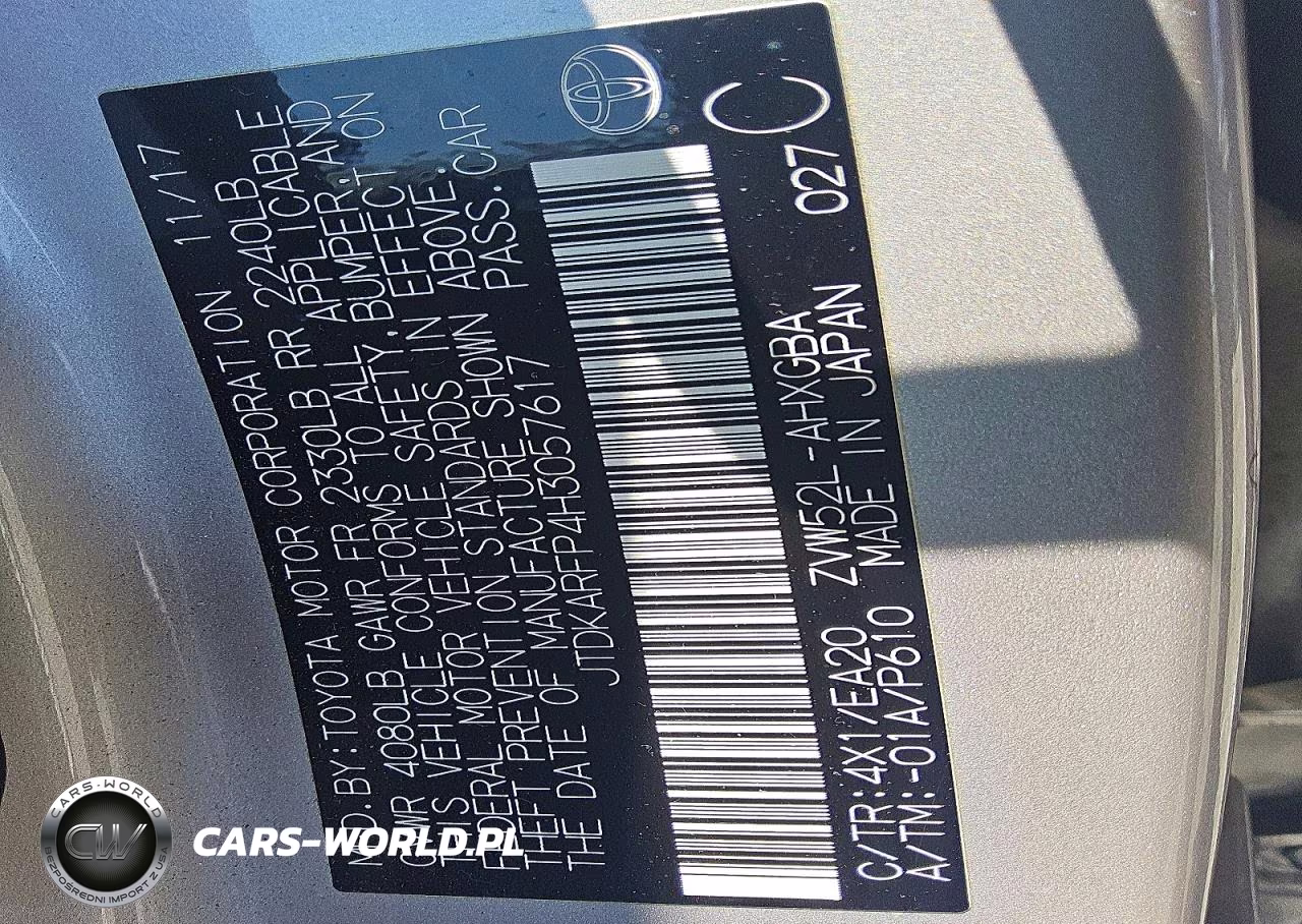 2017 Toyota Prius Prime Premium VIN:JTDKARFP4H3057617 - 13