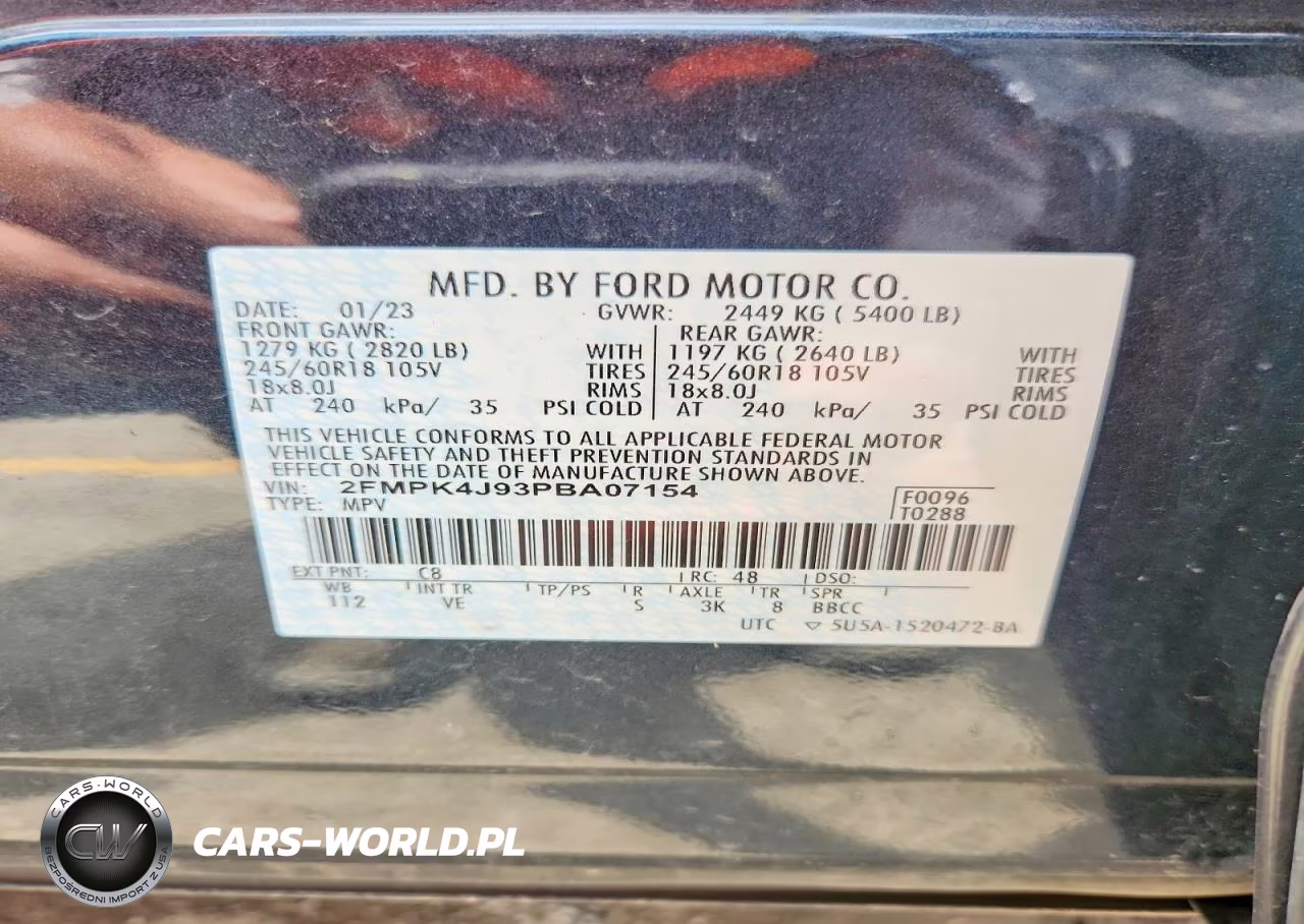 2023 Ford Edge Sel VIN:2FMPK4J93PBA07154 - 13