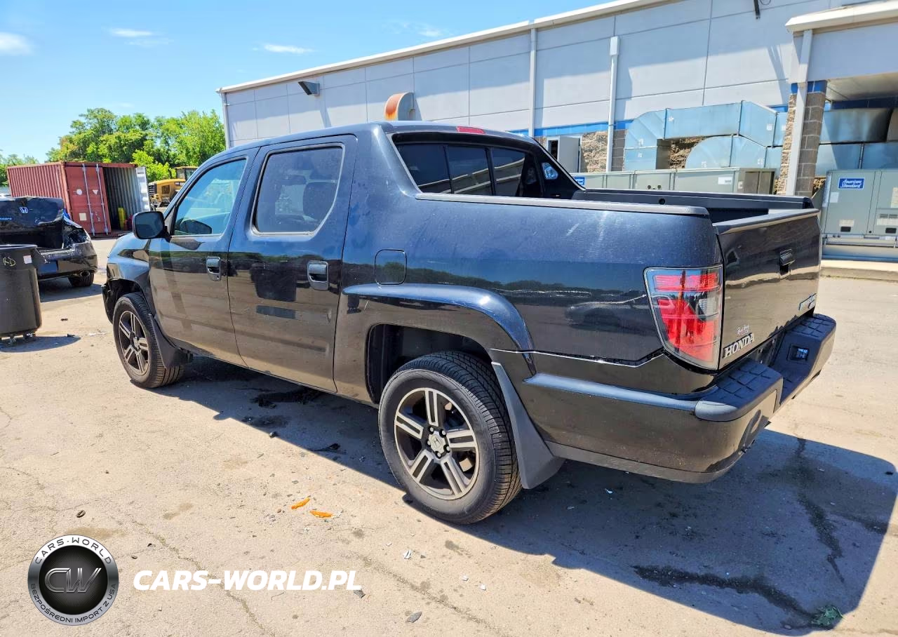 2014 Honda Ridgeline Sport VIN:5FPYK1F70EB009658 - 2