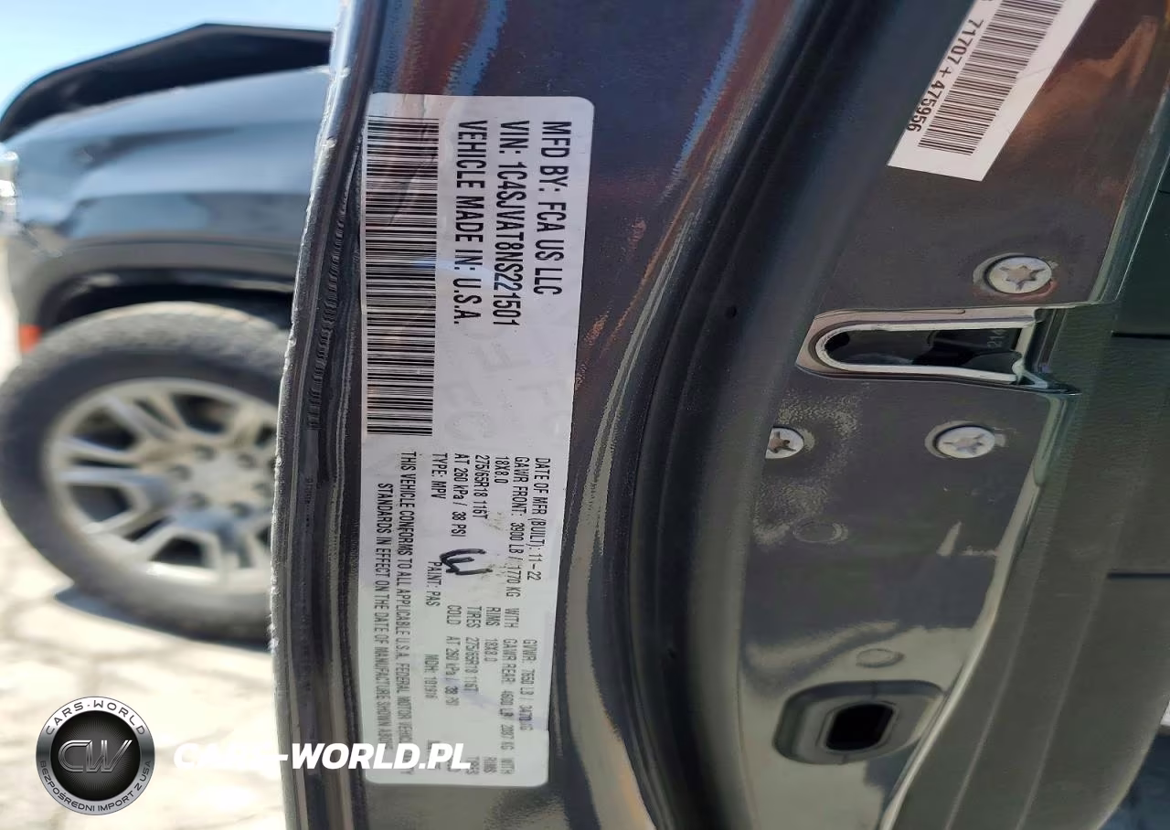 2022 Jeep Wagoneer Series I VIN:1C4SJVAT8NS221501 - 12