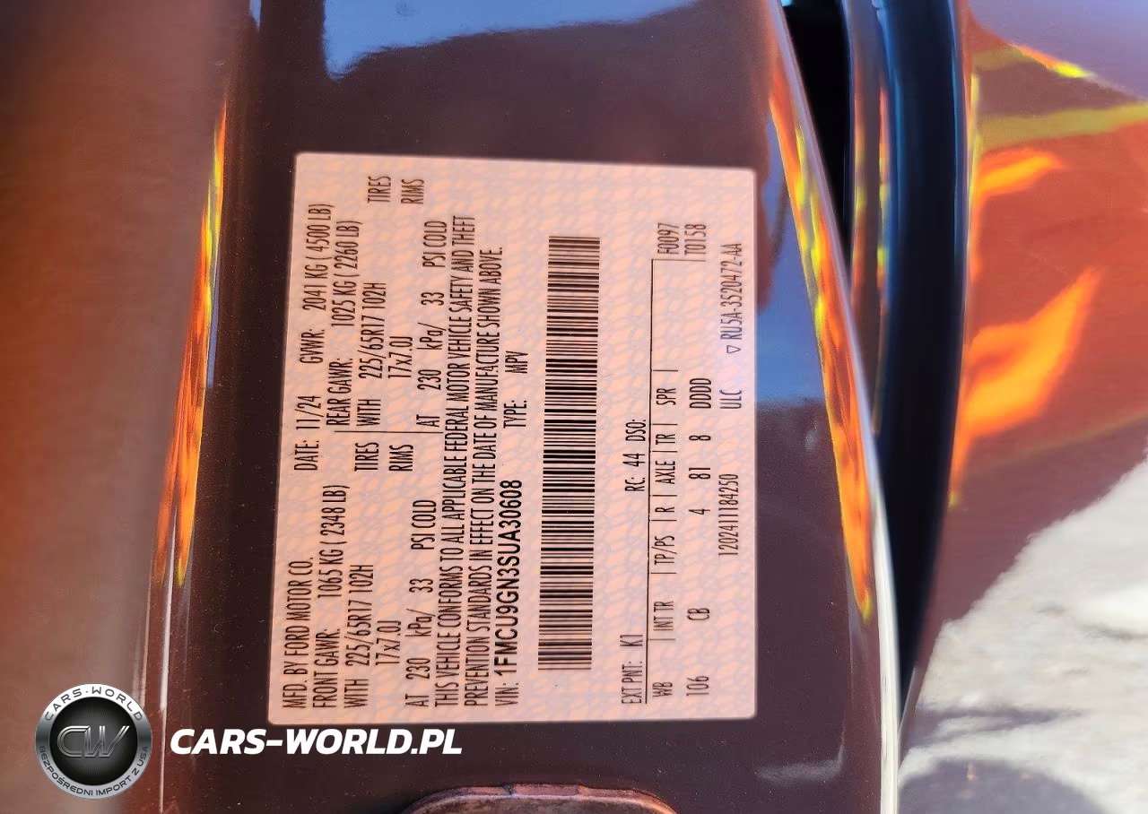 2025 Ford Escape Active VIN:1FMCU9GN3SUA30608 - 13